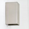 Tabera wall light brushed steel, 2-light sources