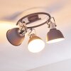 DOMPIERRE Ceiling light grey, white, 3-light sources