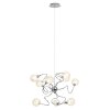 Brilliant JOYA pendant light chrome, 9-light sources