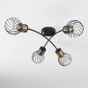 Bacau Ceiling Light black, 4-light sources