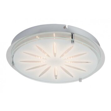 Brilliant CATHLEEN Wall and Ceiling Light LED chrome, 1-light source