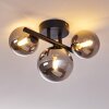 Chariton Ceiling Light black, 3-light sources