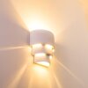 Karatschi wall light white, 1-light source