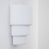 Karatschi wall light white, 1-light source