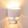 Karatschi wall light white, 1-light source