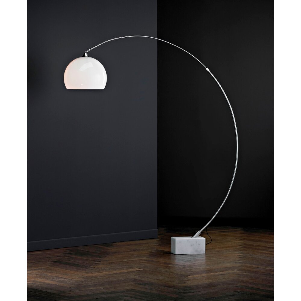 Paul Neuhaus MANI floor lamp stainless steel, 1-light source