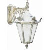Albert 1807 outdoor wall light gold, white, 1-light source