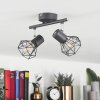 GULLSPANG Ceiling Light anthracite, 2-light sources
