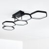Halmstad Ceiling Light LED black, 1-light source