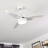 DOHA ceiling fan LED white, 1-light source, Remote control