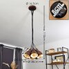 TIMOLA Pendant Light copper, rust-coloured, 7-light sources