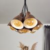 TIMOLA Pendant Light copper, rust-coloured, 7-light sources