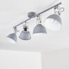 DOMPIERRE Ceiling light grey, white, 4-light sources