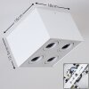 Baishan Ceiling Light white, 4-light sources
