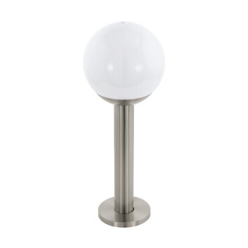 Eglo Connect NISIA pedestal light LED stainless steel, 1-light source