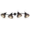 Globo PANTALLA Spotlight black, 4-light sources
