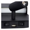 Lucide BOXER Wall Light LED black, 2-light sources