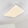 Salmi Ceiling Light LED aluminium, white, 1-light source, Remote control