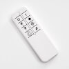 Salmi Ceiling Light LED aluminium, white, 1-light source, Remote control