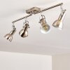 Danikon Ceiling Light matt nickel, 4-light sources