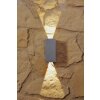Konstsmide CREMONA outdoor wall light LED stainless steel, 2-light sources