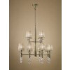 Mantra TIFFANY Pendant Light brown, 12-light sources