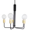 Pendant Light By Rydens Fondi black, 5-light sources