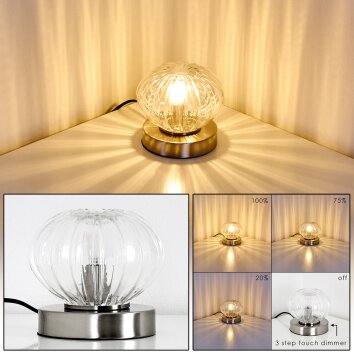EDANE Table Lamp LED matt nickel, 1-light source