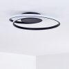 Leksund Ceiling Light LED black, 1-light source