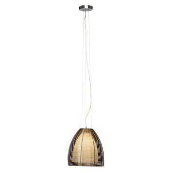 Brilliant RELAX pendant light bronze, chrome, 1-light source