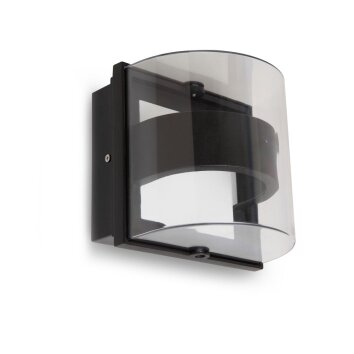 Lutec DELTA Outdoor Wall Light anthracite, 1-light source