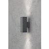 Konstsmide MONZA wall light anthracite, 1-light source