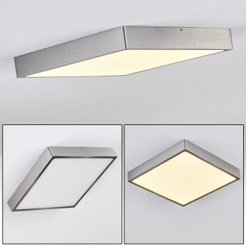 Broglen Ceiling Light LED matt nickel, 1-light source