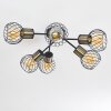 Bacau Ceiling Light black, 6-light sources