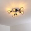 Bacau Ceiling Light black, 6-light sources