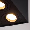Baishan Ceiling Light black, 4-light sources