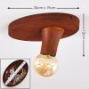 KIMSTAD Ceiling Light rust-coloured, 1-light source