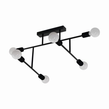 Eglo BELSIANA Ceiling Light black, 6-light sources