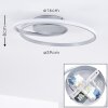 Leksund Ceiling Light LED silver, 1-light source