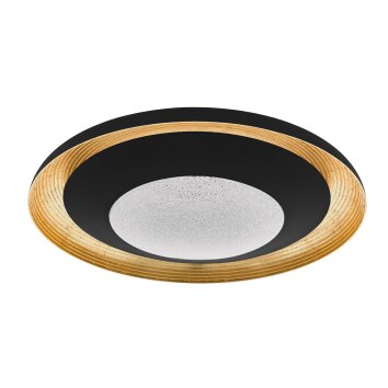 Eglo CANICOSA 2 Wall and Ceiling Light LED gold, black, 1-light source