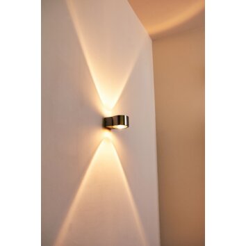 Lcd Fehmarn wall light stainless steel, 1-light source