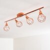 FERRAND Ceiling light LED copper, 4-light sources