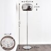 Blacklick Floor Lamp chrome, 4-light sources