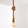 Tenna Kordel Pendant Light antique brass, brown, 1-light source