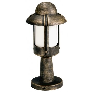 Albert 530 outdoor floor lamp brown, brass, 1-light source