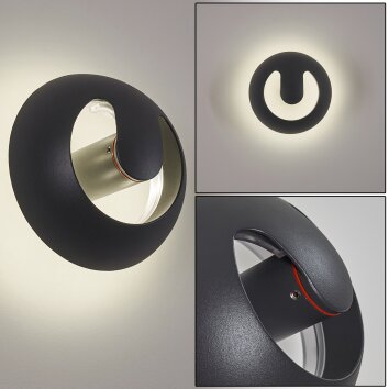 NYBORG Outdoor Wall Light LED anthracite, 1-light source