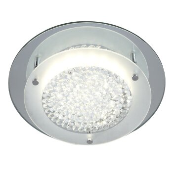 Mantra CRYSTAL MIRROR Ceiling Light LED chrome, 1-light source