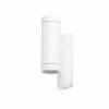 Faro Steps outdoor wall light white, 2-light sources