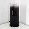 KUPARUK Table Lamp smoke coloured, black, 1-light source