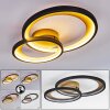 Baiyin Ceiling Light LED black-gold, 1-light source